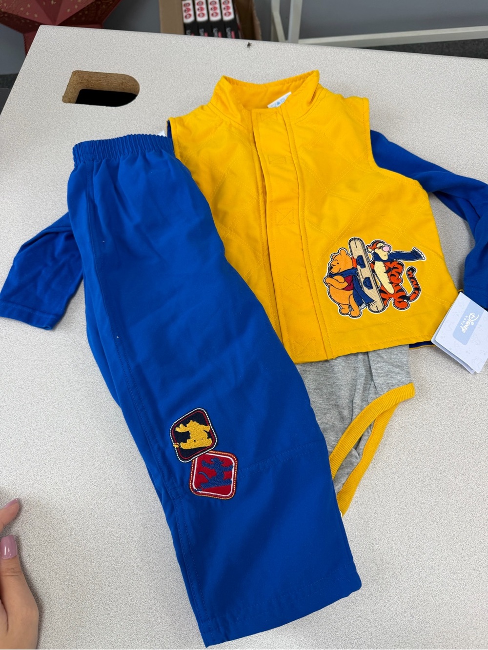 NWT Y2K Disney Baby Winnie the Pooh & Tigger 3-Piece Outfit Set, circa’03-07